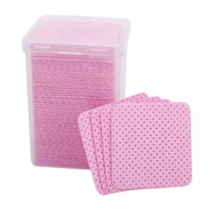 Pink lint free wipes